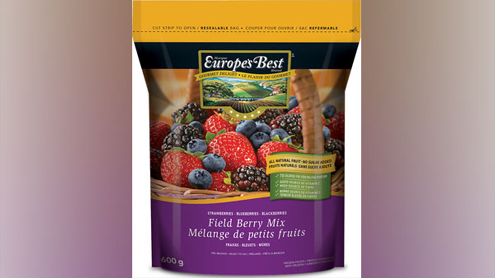 Rappel de mélanges de petits fruits de marque Europe's Best en raison de la bactérie Salmonella 