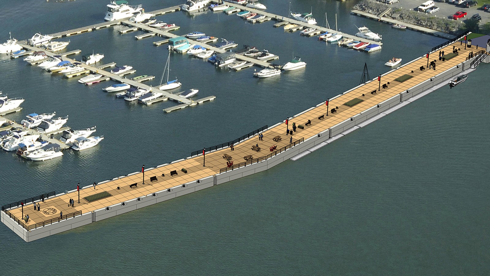 Parcs Canada annonce la réfection de la jetée de Chambly et une allocation supplémentaire pour la réaliser