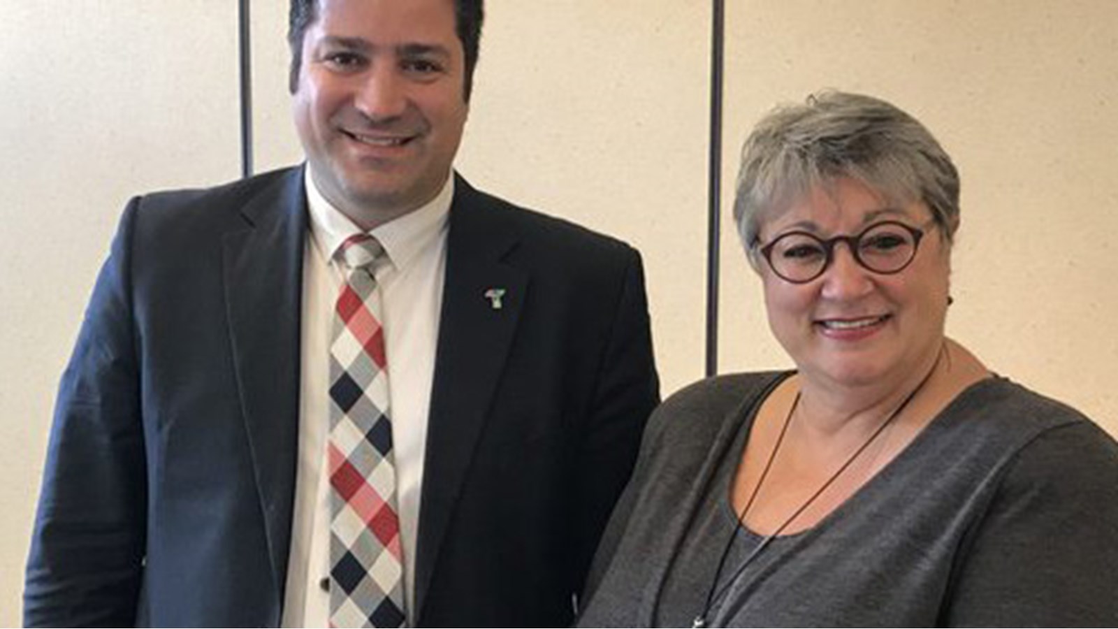 Le président et la vice-présidente caucus des cités régionales de l’Union des municipalités du Québec.