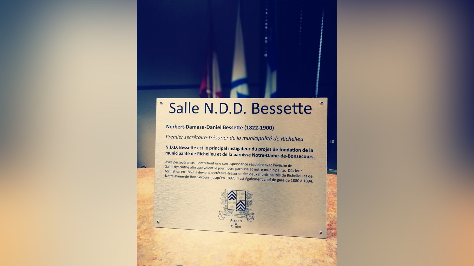 Richelieu honore un de ses fondateurs pour souligner ses 150 ans