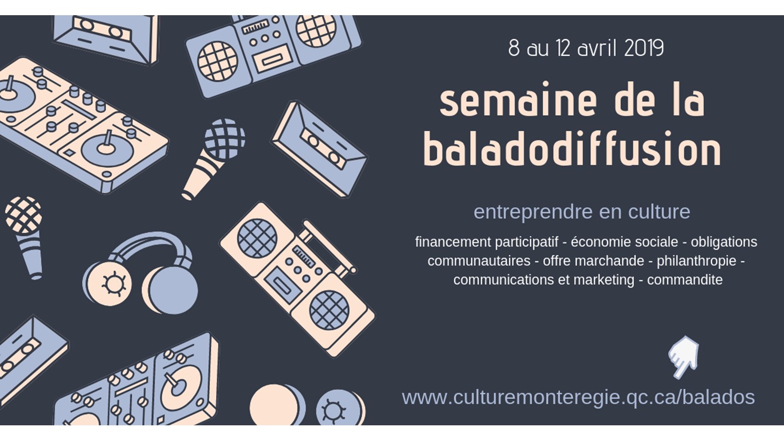 Culture Montérégie lance sa semaine de la baladodiffusion sur l’entrepreneuriat culturel 