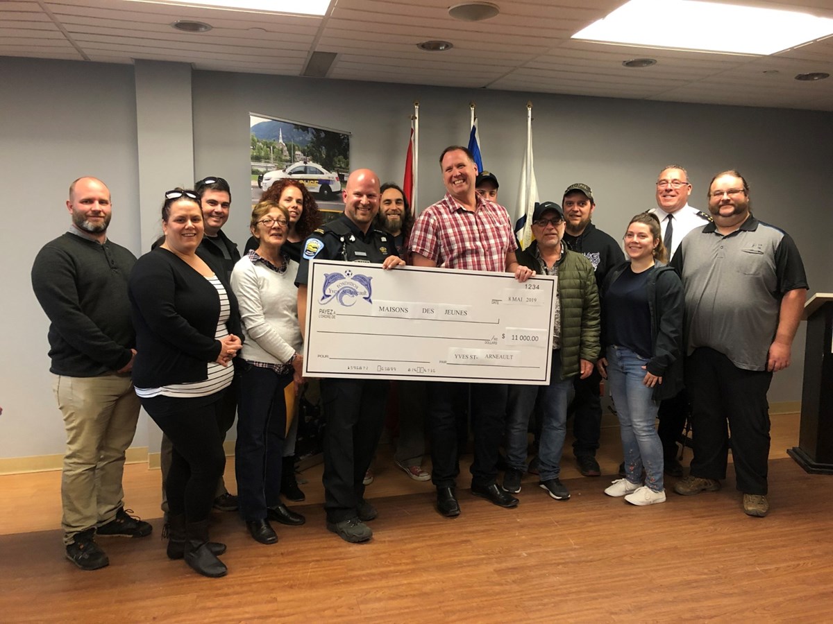Les maisons des jeunes du territoire appuyées par la Régie de police et la Fondation Yves St-Arneault
