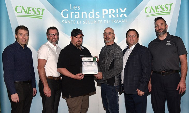 Saint-Jean-sur-Richelieu récompensé au concours régional des Grands Prix santé et sécurité du travail 2019