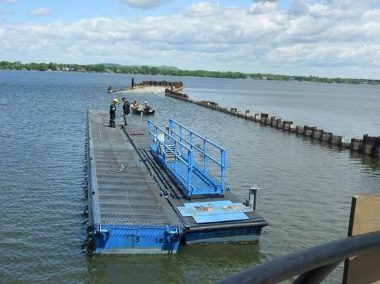 Jetée de Chambly : des travaux sont prévus tout l'été