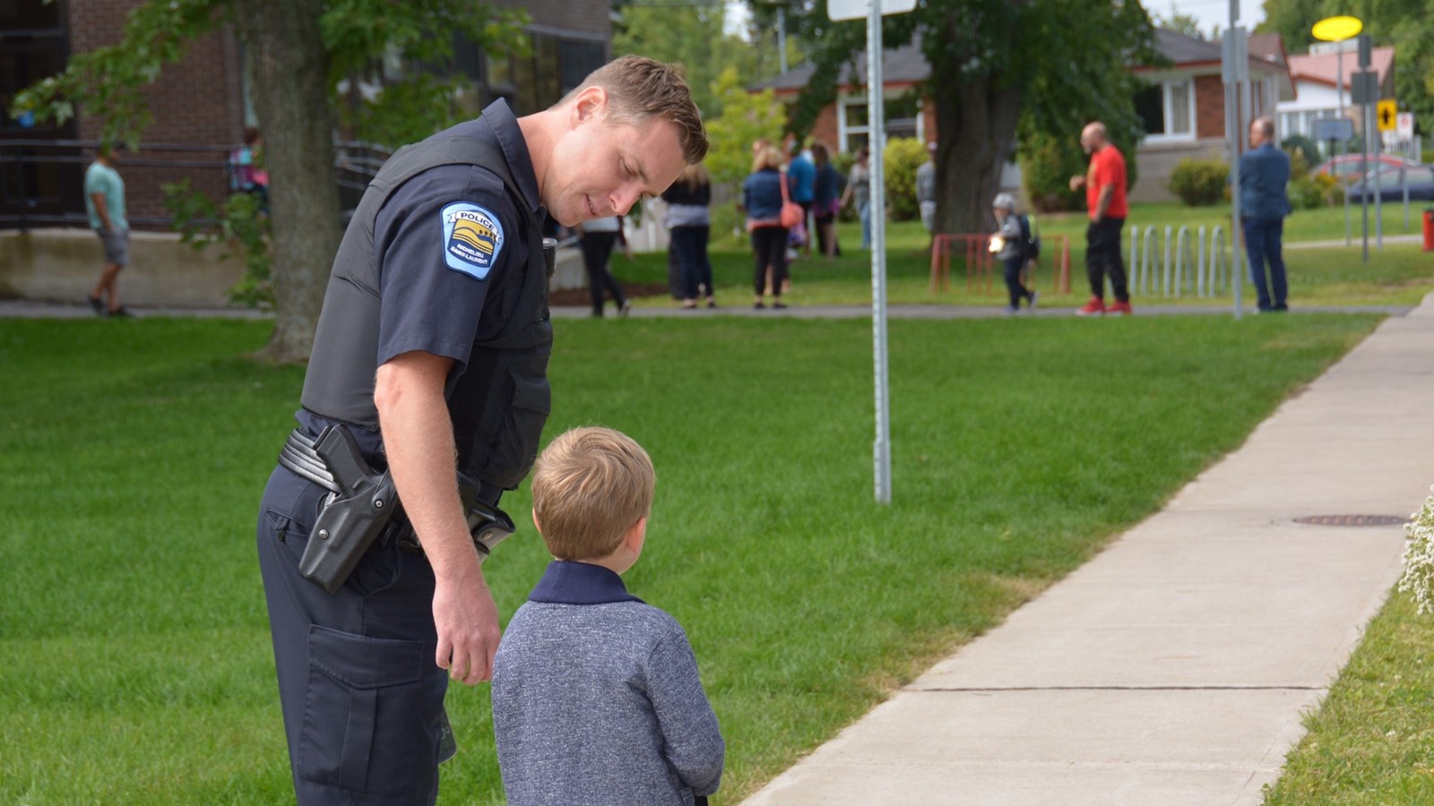 La régie intermunicipale de police  Richelieu-Saint-Laurent, bien présente à la rentrée scolaire 