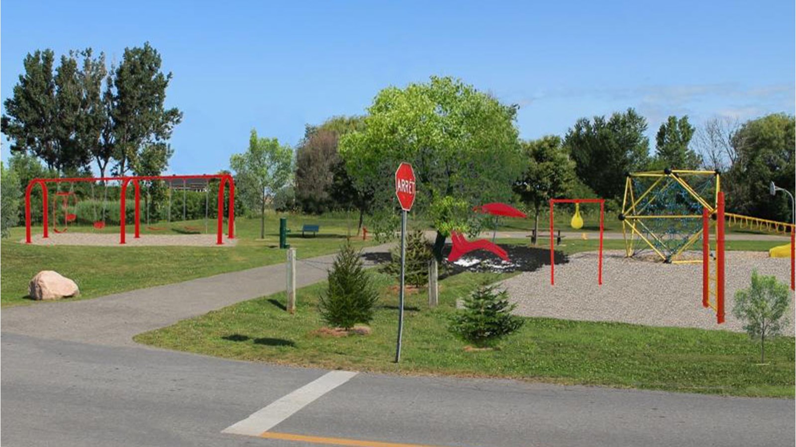 Le parc Henriette pourrait être revitalisé dans le cadre de ce projet.
