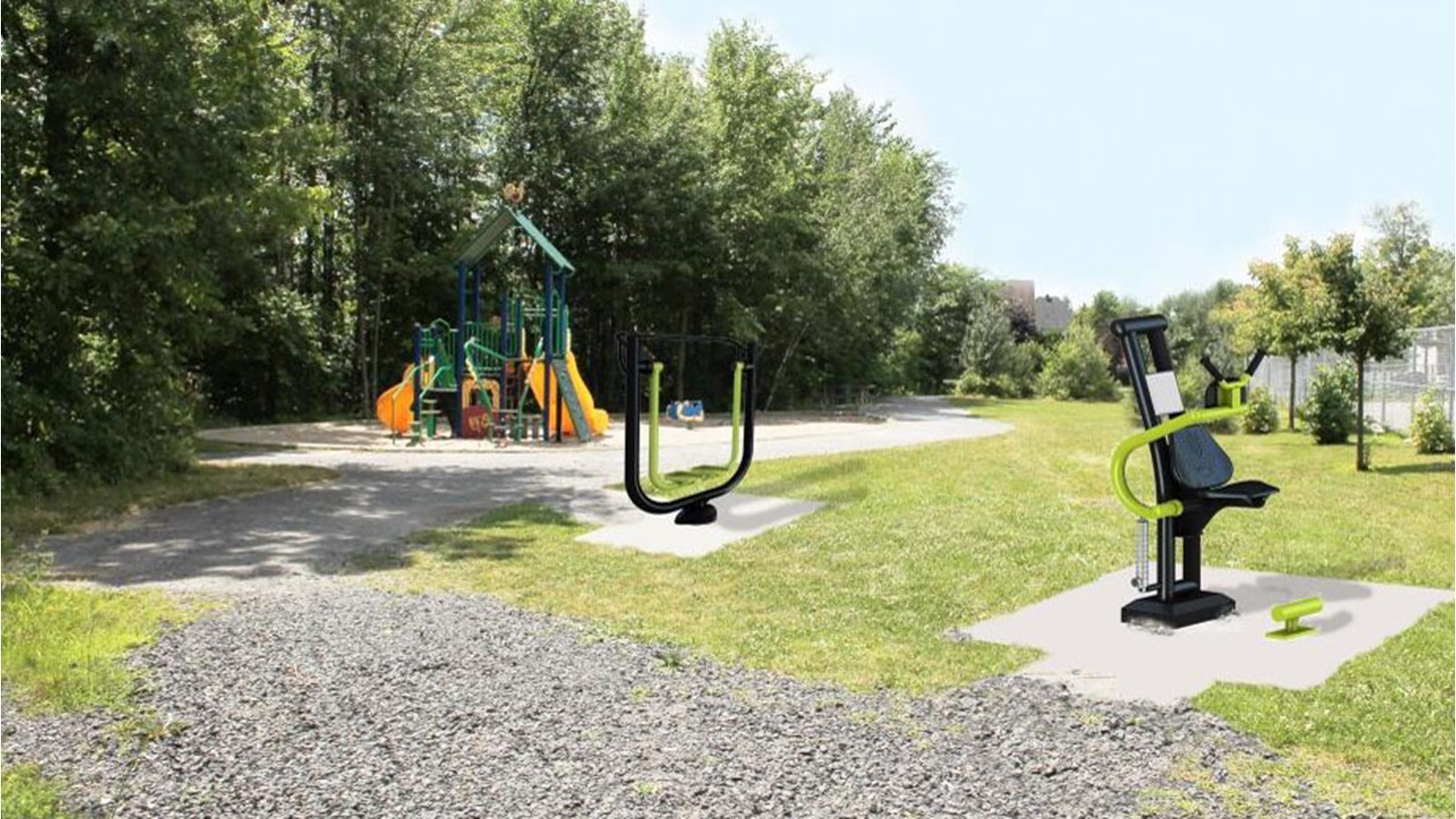 Le quatrième projet met en vedette la Halte cardio du parc de la Plume-Magique.