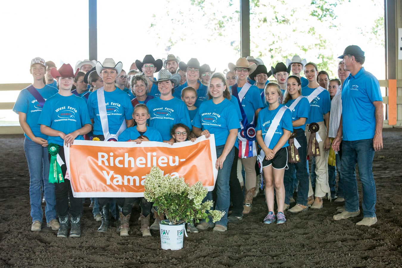 Championnat d’équitation western du Québec Équipe de Richelieu-Yamaska, Vice-championne 