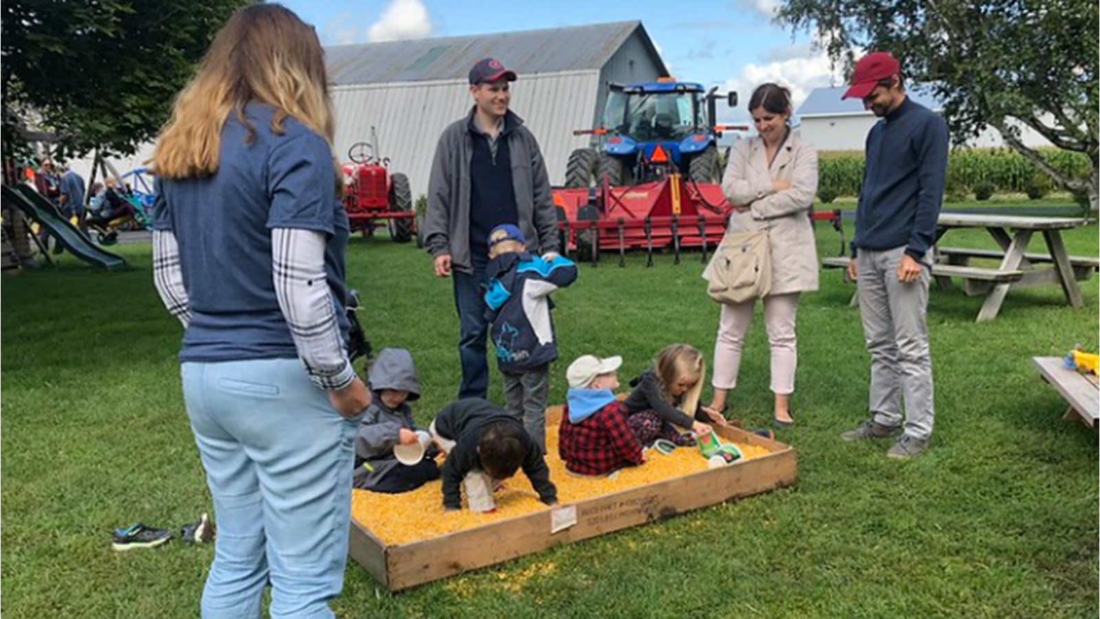 La Ferme Berthiaume de Saint-Jean-sur-Richelieu a aussi été l'hôte de nombreuses visites de petits et grands ce dimanche 8 septembre. 