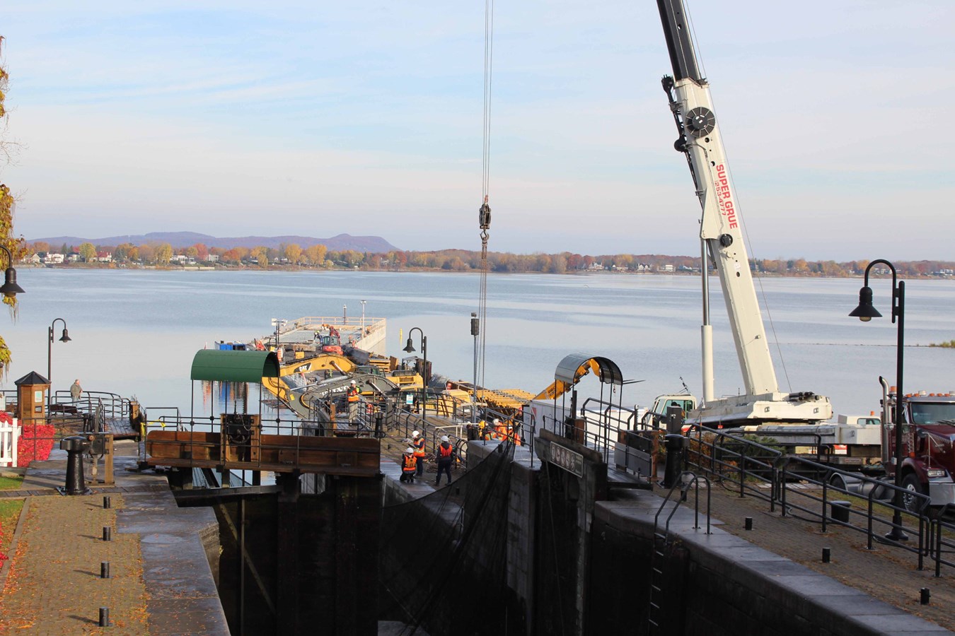 Canal-de-Chambly : le point sur les sept chantiers en cours