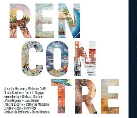"Rencontre", une exposition collective par des artistes de Chambly
