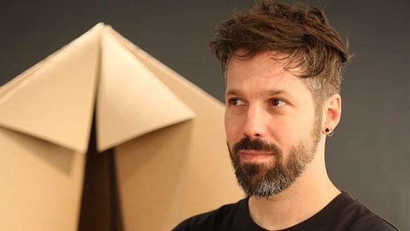L'artiste Jean-François Roy.