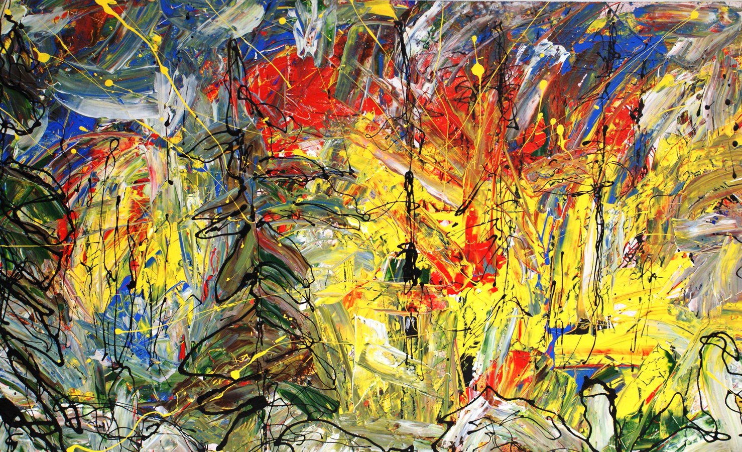 Oeuvre sans nom, de Jacques Newashish.