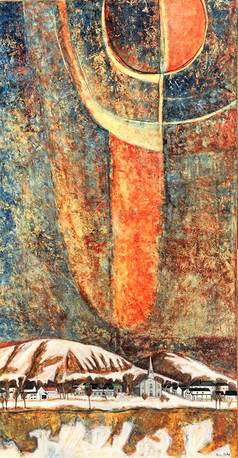 Oeuvre d'André Michel, "Mont-Saint-Hilaire".