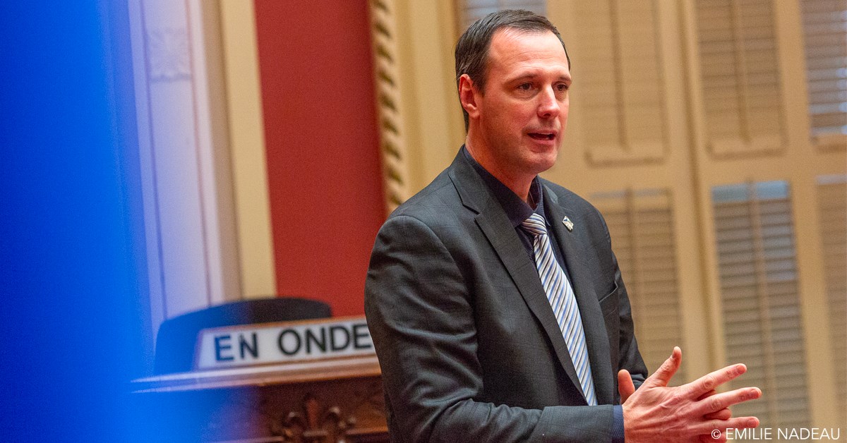 Jean-François Roberge, député de Chambly.
