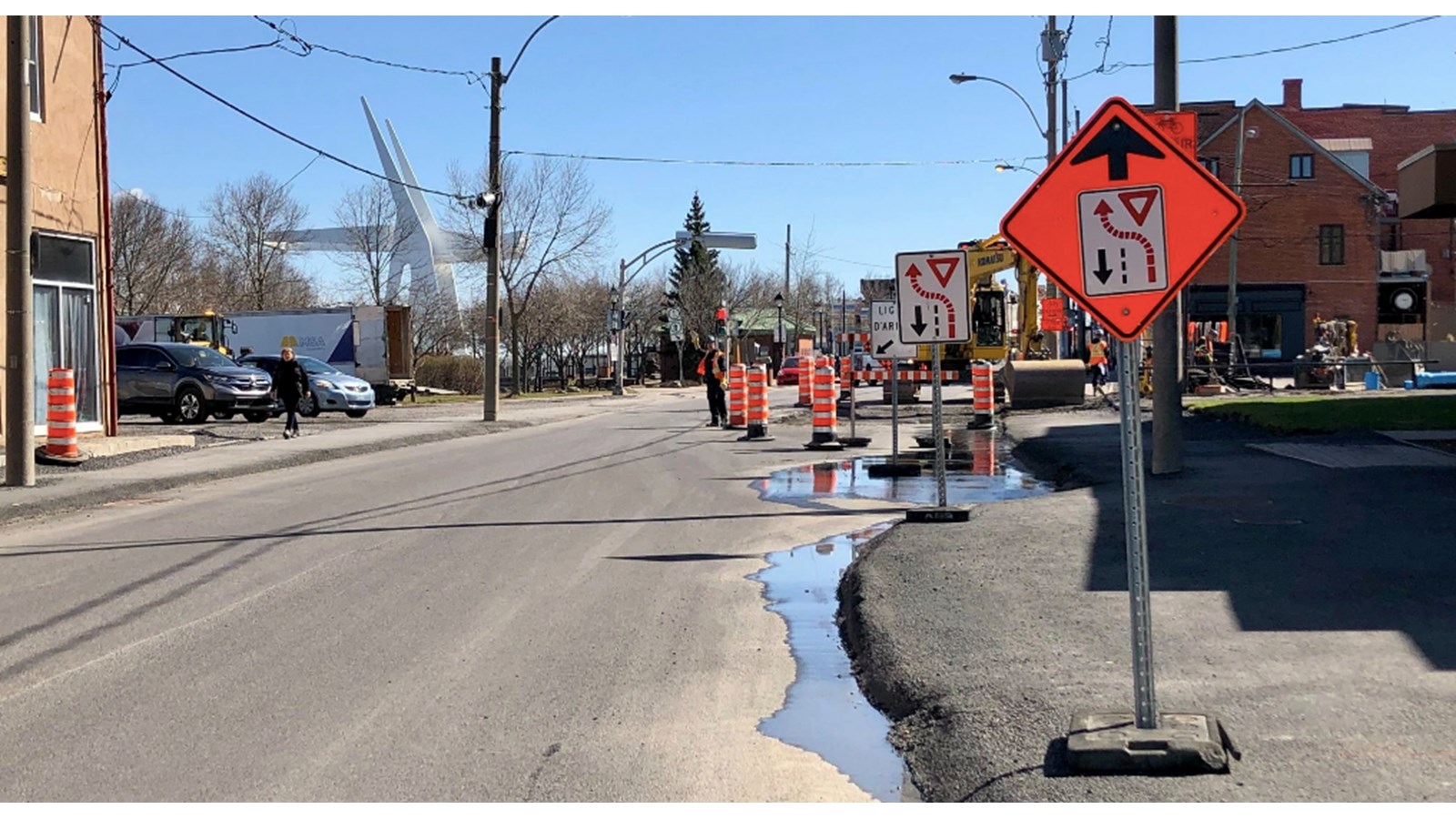 Les travaux sont bien amorcés sur les rues Richelieu et Saint-Charles 