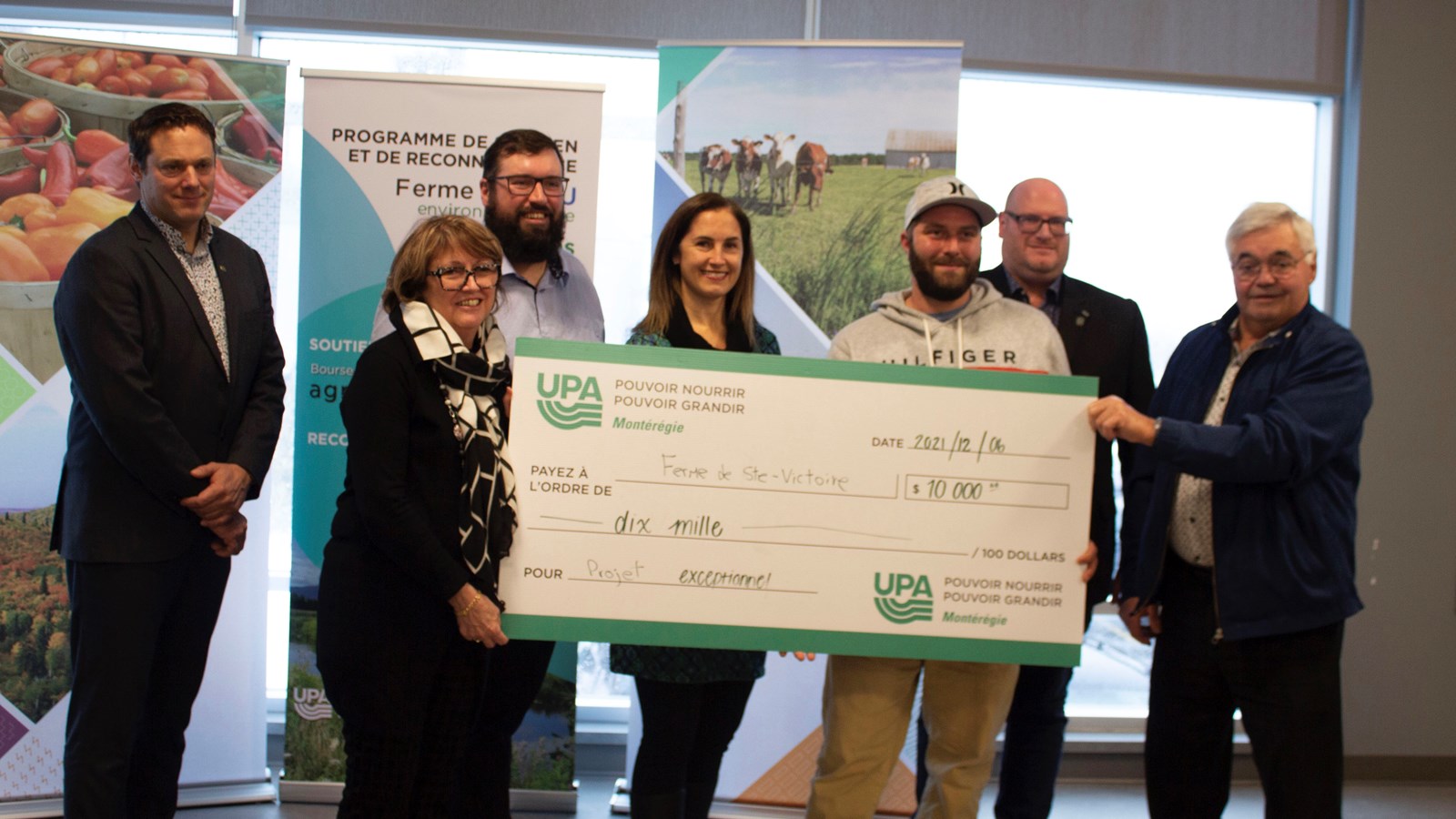 L’UPA Montérégie et Desjardins honorent les entreprises agricoles agrEAUresponsables de la Montérégie