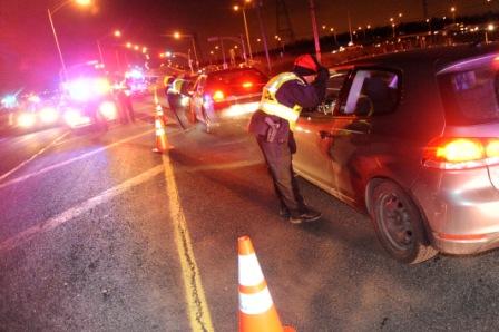 La SQ érige des points de contrôle en Montérégie
