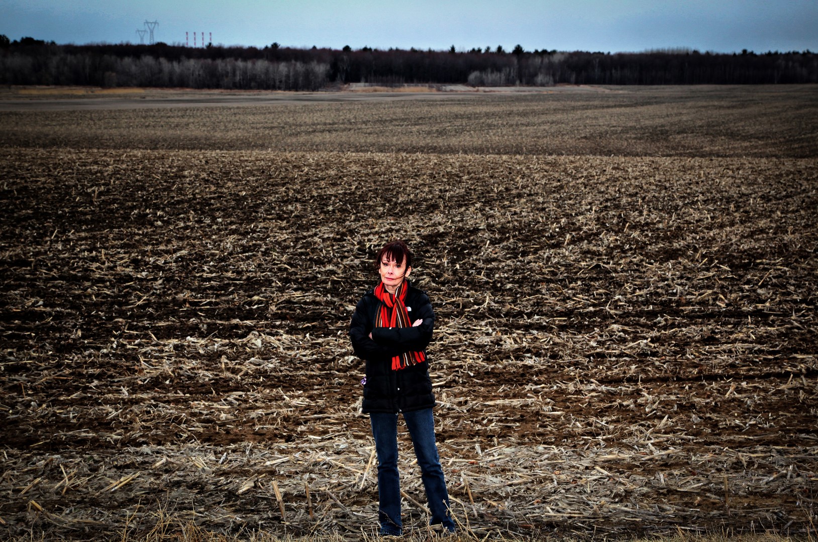 « Les puits de gaz de schiste nuisent autant à la qualité de l’air et de l’eau qu’à la beauté des paysages », explique Louise Gagnon.