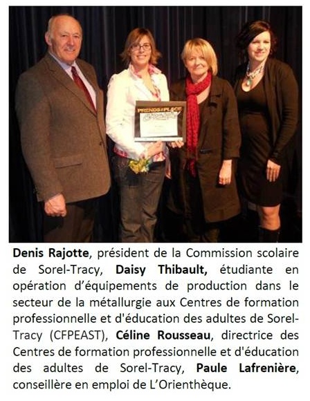 Une femme d’action mérite une bourse