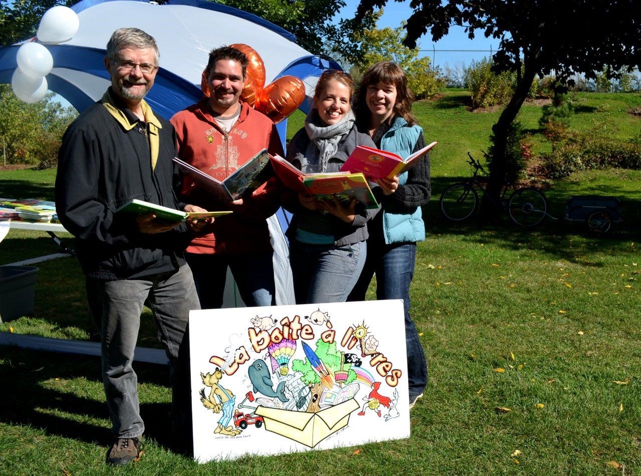 Une bibliothèque… dans un parc près de chez-vous !