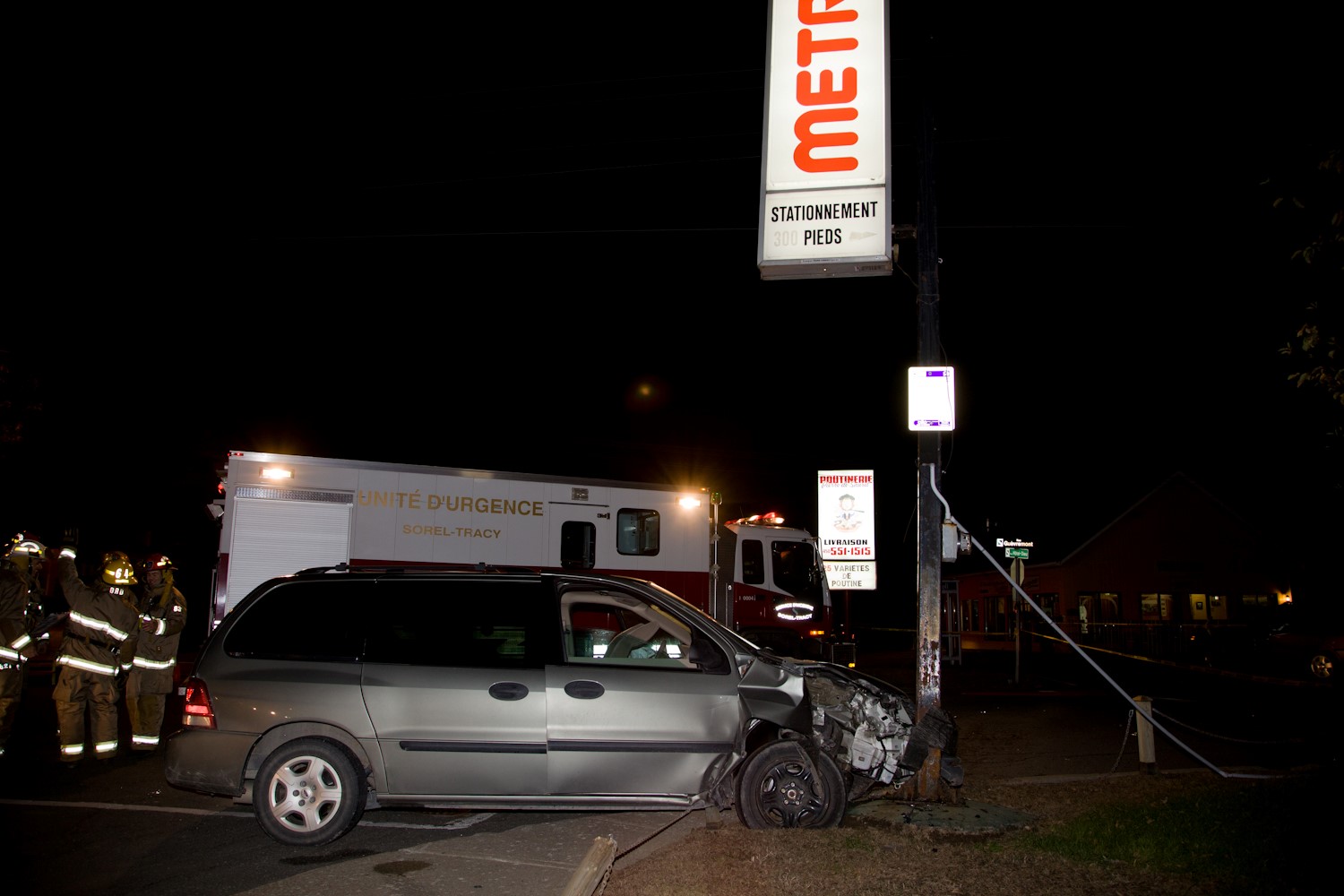 Victime d'un malaise au volant
