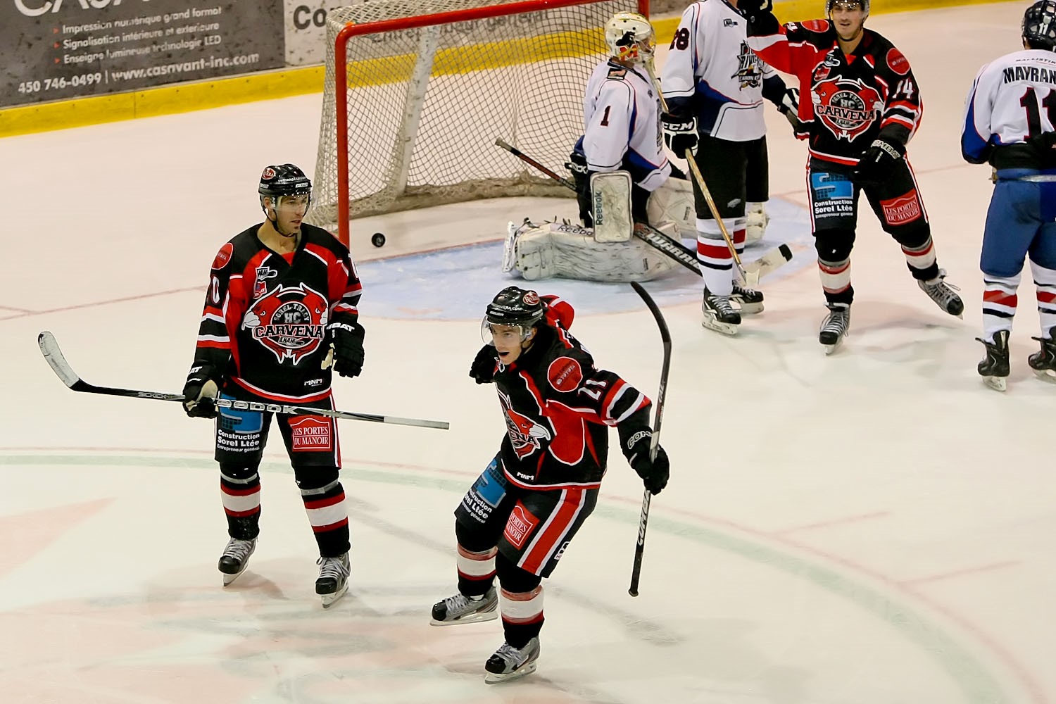 Une autre défaite crève-cœur pour le HC Carvena