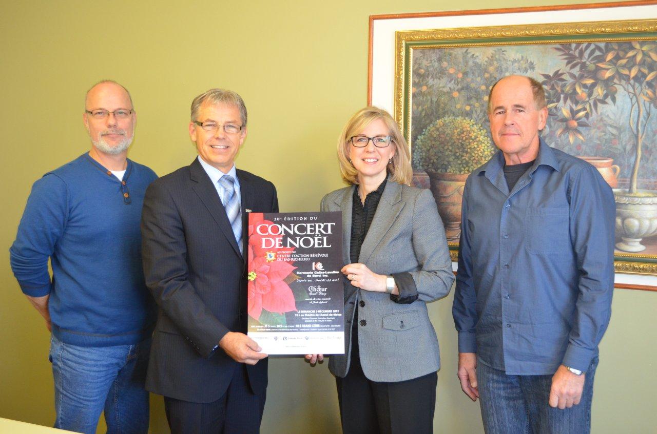 Beaucoup de nouveau pour le 20e concert-bénéfice du Centre d’action bénévole du Bas-Richelieu