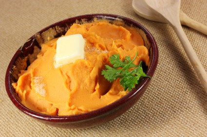 Purée de Butternut et patates douces - Semaine du 2 décembre 2012