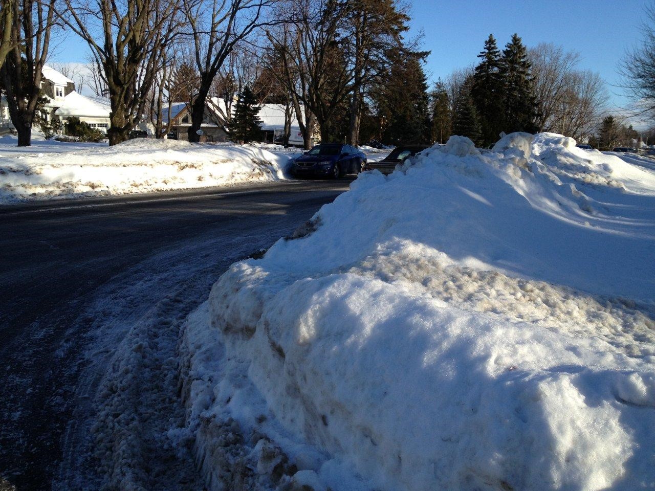 Environ 80 centimètres de neige au sol depuis le début de l'hiver
