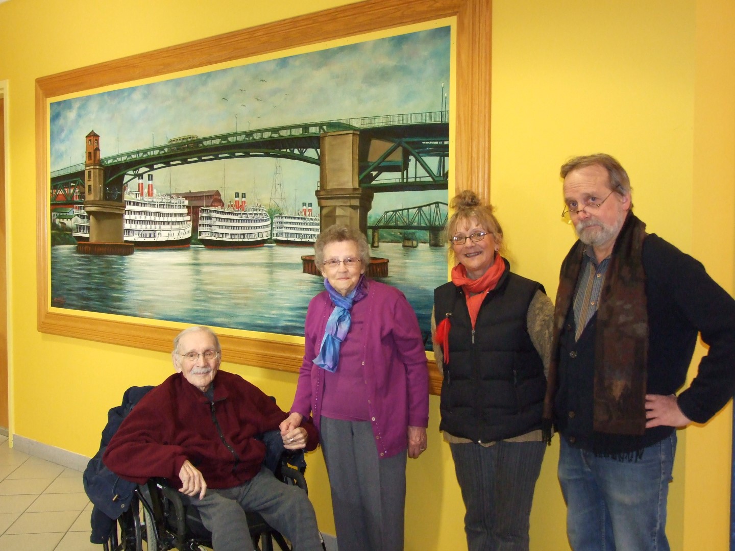 Bateaux blancs et pont Turcotte : une œuvre marquante