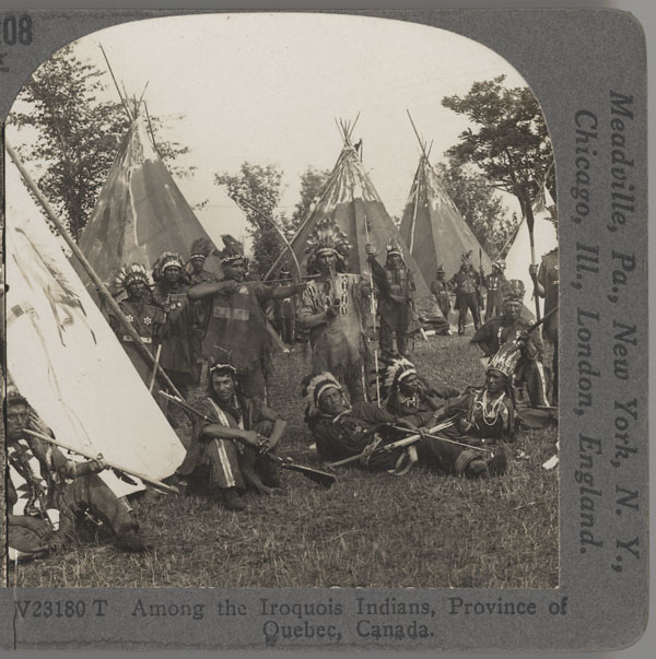 Cinq enfants enlevés par les Iroquois