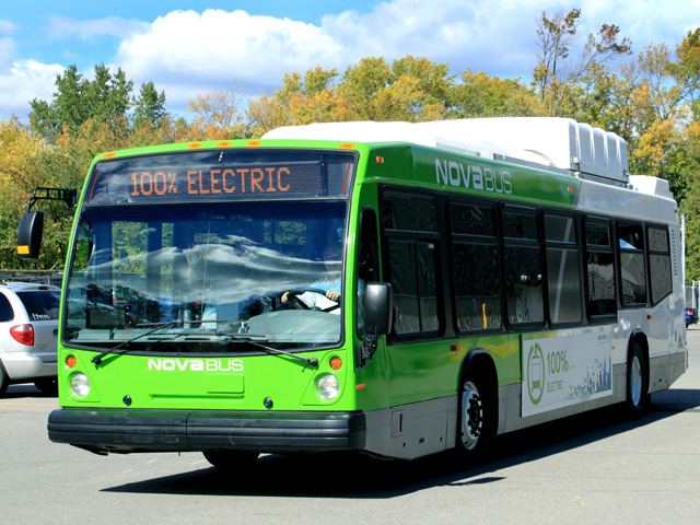 Nova Bus participe à l'électrification des transports de la STM