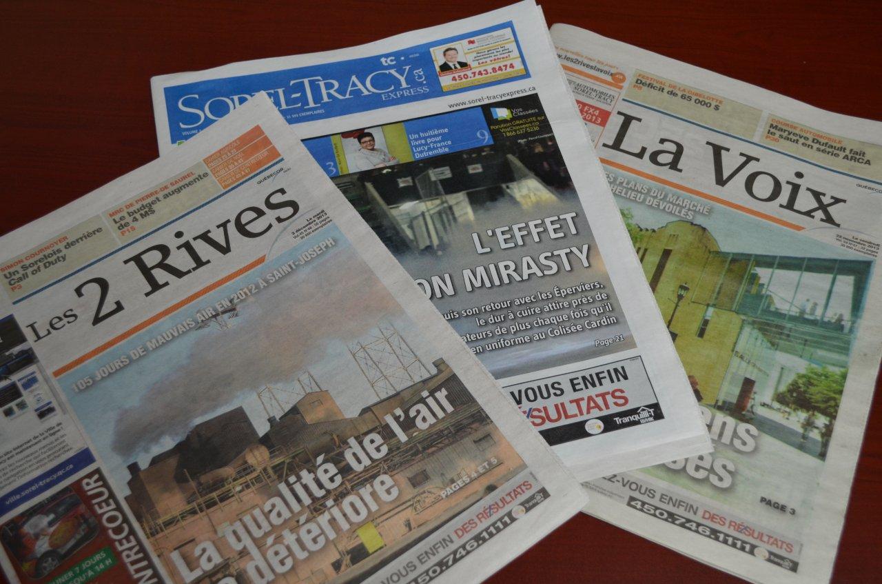 TC Media acquiert les journaux hebdomadaires de Sun Media au Québec