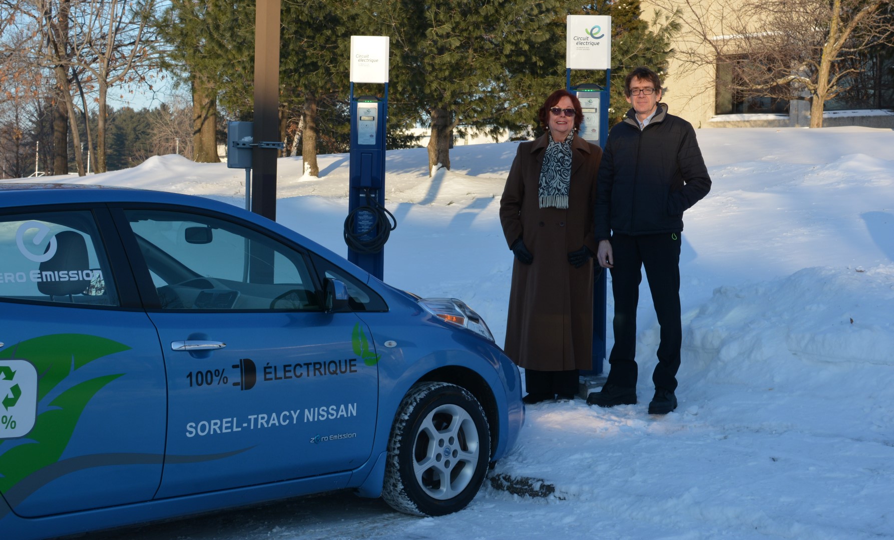 Deux bornes de recharges publiques au Cégep de Sorel-Tracy    