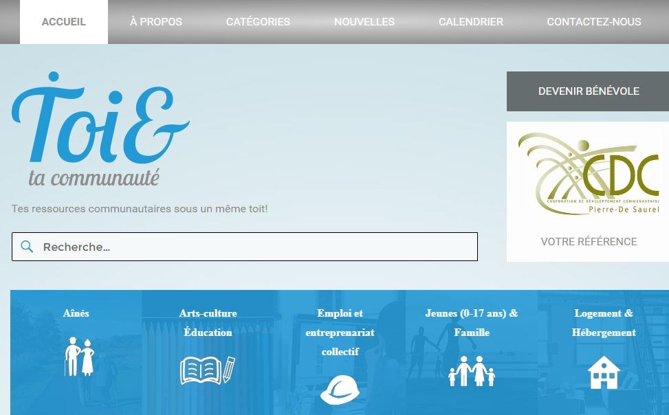 Un nouveau portail communautaire pour la région
