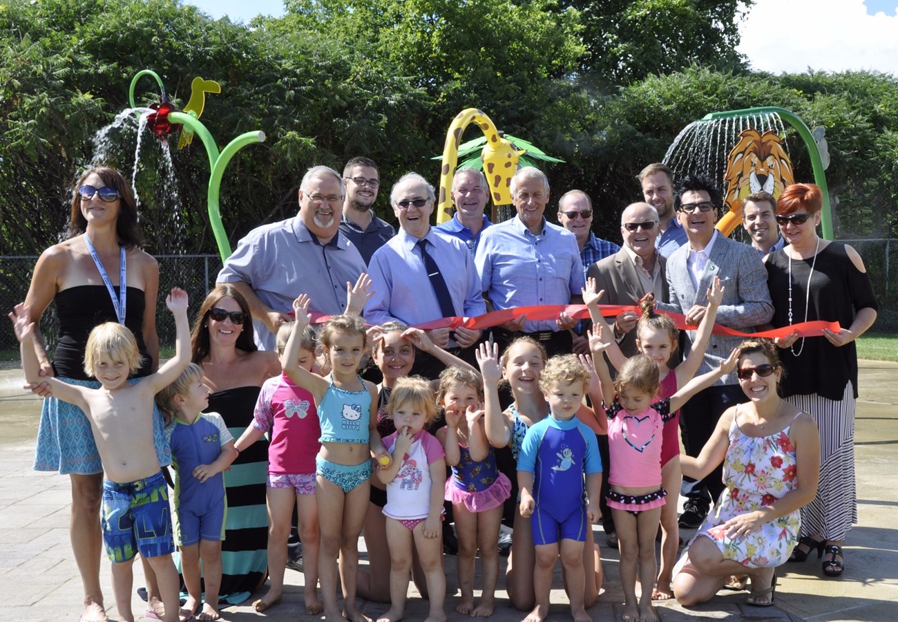Ouverture des jeux d’eau au parc Dorimène-Desjardins !