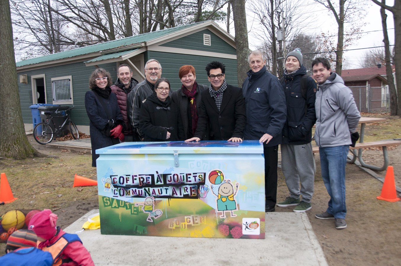 Un premier coffre à jouets communautaire fait son apparition sur le territoire de Sorel-Tracy