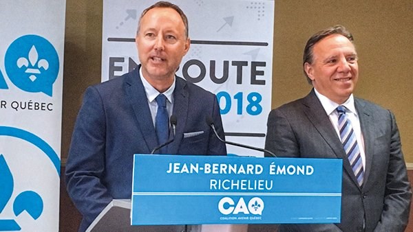 Jean-Bernard Émond portera les couleurs de la CAQ
