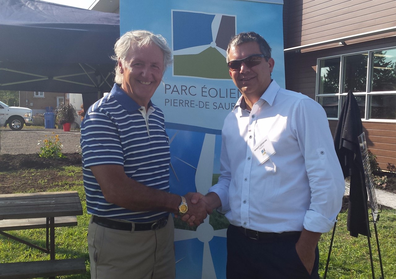 Parc éolien Pierre-De Saurel : Marcel Robert, homme d’action et de réalisations