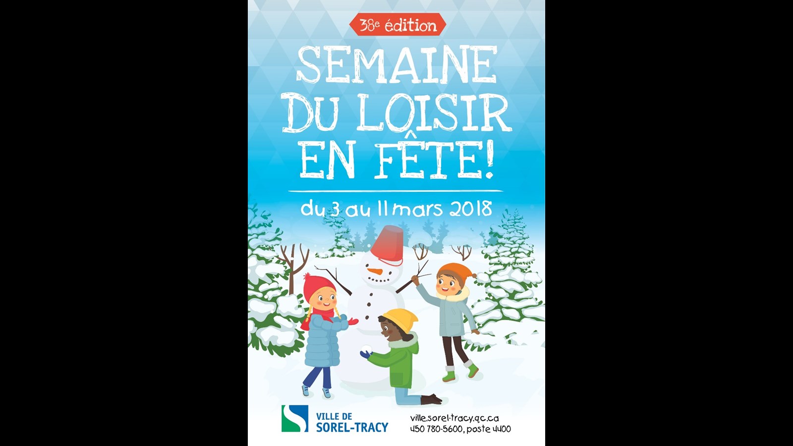 Semaine du loisir en fête à Sorel-Tracy: Une programmation diversifiée du 3 au 11 mars