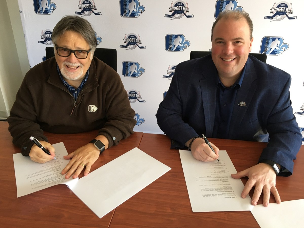 Hockey Québec signe un nouveau protocole d’entente avec la LHMAAAQ