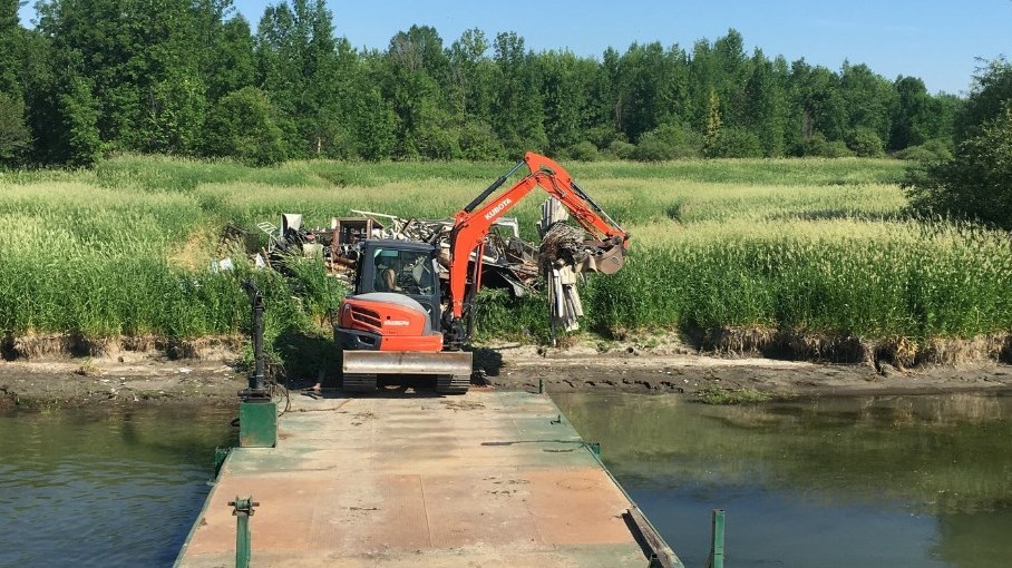 Une large collecte d’encombrants a débarrassé les résidents dans les îles de Sainte-Anne-de-Sorel