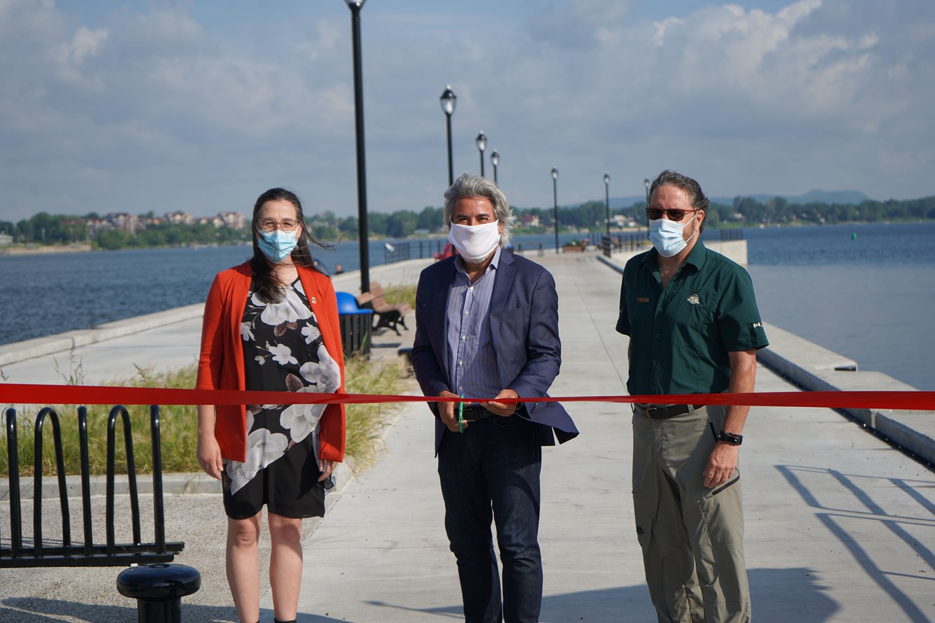 Le gouvernement du Canada a inauguré la jetée de Chambly 