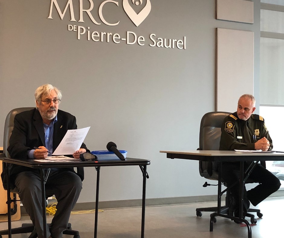 Le Comité de sécurité publique de la MRC de Pierre-De Saurel dresse un bilan positif des activités de sécurité publique sur son territoire