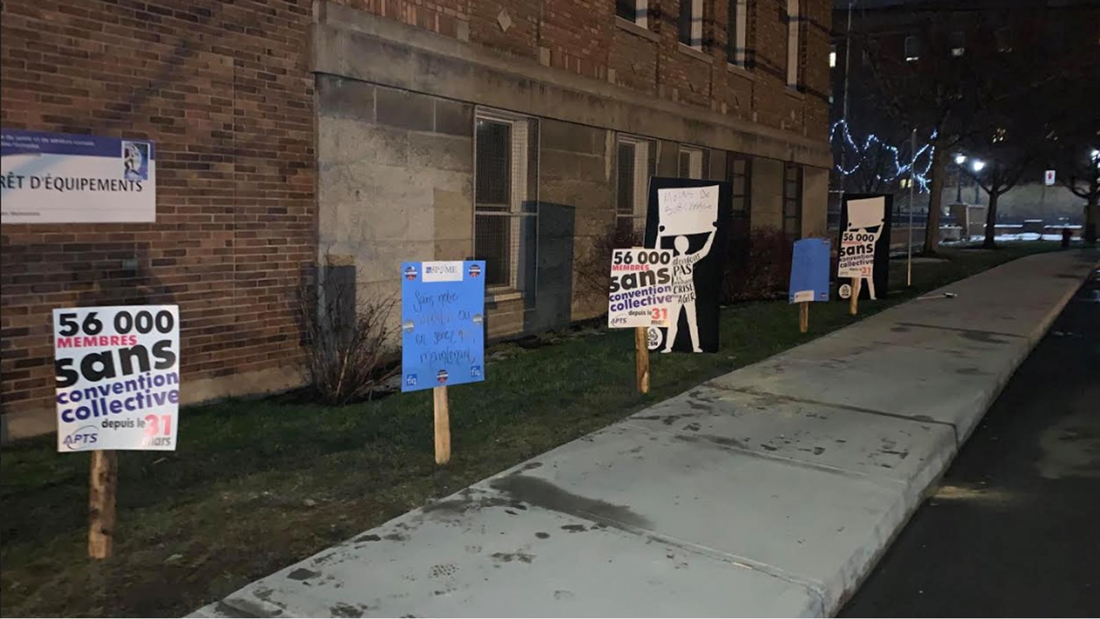 Les syndicats des salariés du CISSS de la Montérégie militent pour de meilleures conditions 