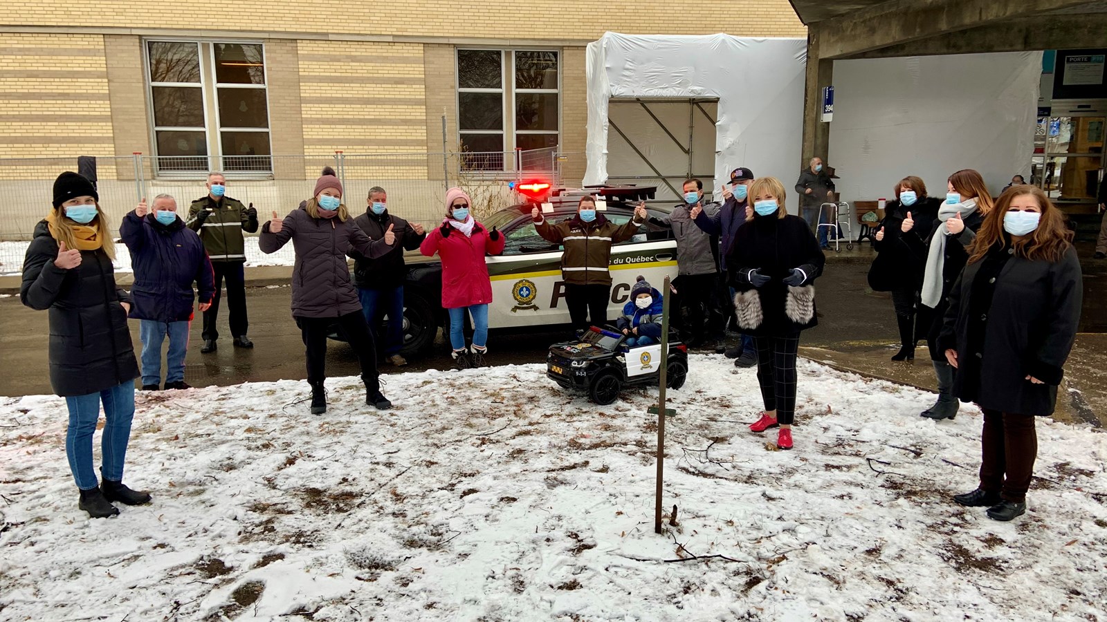 Les enfants de la pédiatrie à l’Hôtel-Dieu de Sorel reçoivent un cadeau bien spécial