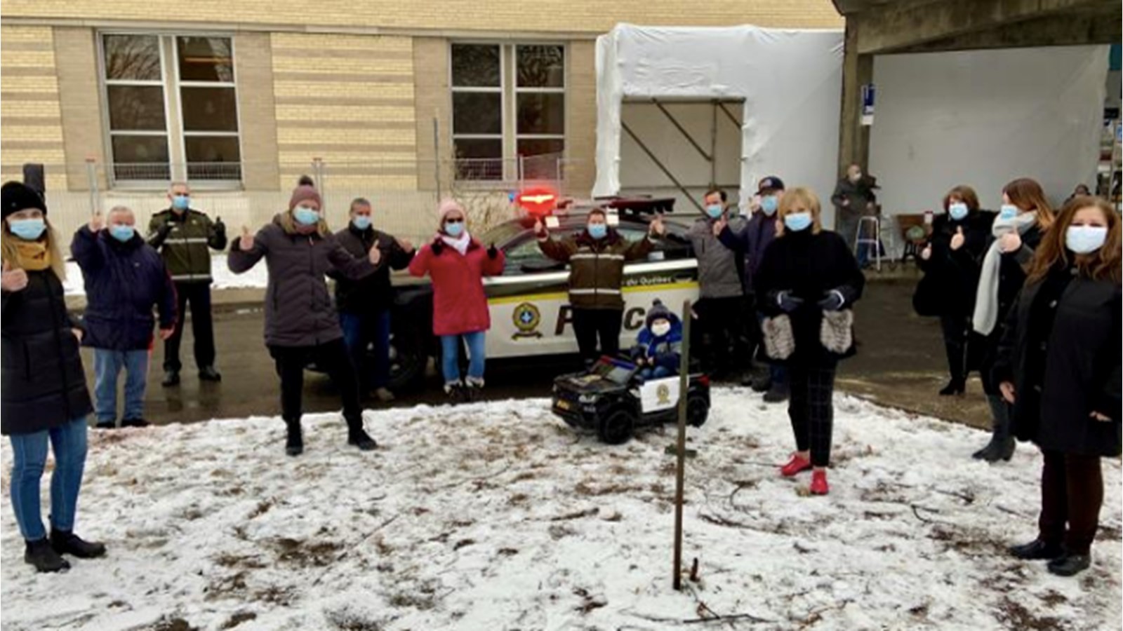 RAPPEL: Une voiturette électrique de la SQ pour les enfants de la pédiatrie
