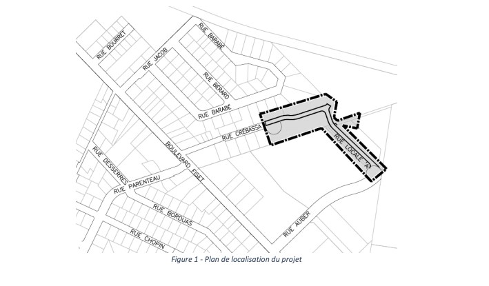 Rue Crébassa: séance d'information virtuelle sur le développement de ce secteur