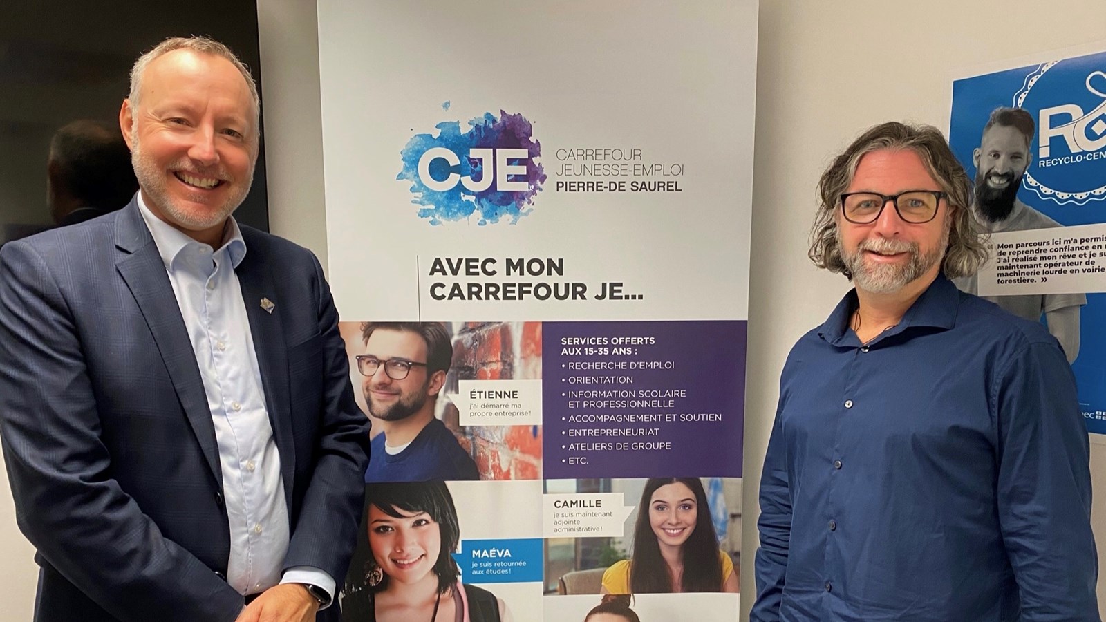 354 000$ pour soutenir la réalisation de la mission du Carrefour jeunesse-emploi de Pierre-De Saurel